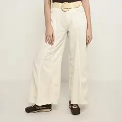 UNIVERSITY CLUB - Jean Wide leg Mujer Tiro alto