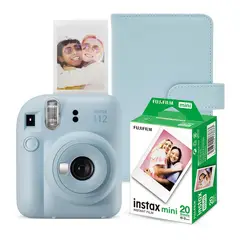 FUJIFILM - Cámara instantánea Instax Kit Instax Mini 12 álbum Rosado