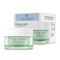 ANA MARIA - Hidratante facial Diario HIDRASENSE GREEN AQUA GEL HIDRATANTE para Todo tipo de piel 50gr