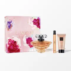 LANCOME - Set de perfume Mujer Incluye: Eau de Parfum Tresor 100 ml + Eau de Parfum Tresor 10 ml + Loción Corporal 50 ml.