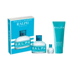 RALPH LAUREN - Set de Perfume Mujer Incluye: Eau de toilette 100 ml 
Loción corporal 100 ml 
Mini Eau de toilette 7 ml