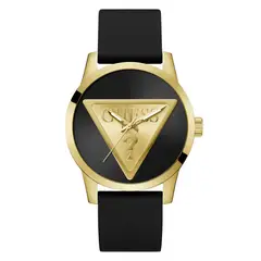 GUESS - Reloj Hombre Badge. Reloj Silicona Negro GW0781G4