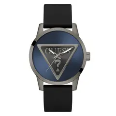 GUESS - Reloj Hombre Badge. Reloj Silicona Negro GW0781G5