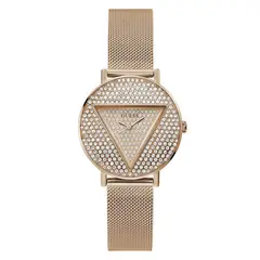 GUESS - Reloj Mujer Iconic. Reloj Acero Inoxidable Oro Rosa GW0477L3