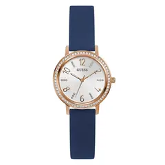 GUESS - Reloj Mujer Tri Luxe. Reloj Silicona Azul GW0591L1