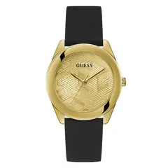 GUESS - Reloj Mujer Cubed. Reloj Silicona Negro GW0665L1