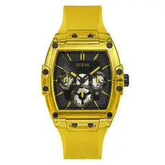 GUESS - Reloj Hombre Phoenix. Reloj Silicona Amarillo GW0203G6