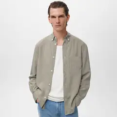 MANGO - Camisa Hombre Manga larga