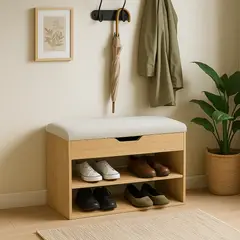 DKO DESIGN - Mueble Organizador Zapatero 6 Pares 60 x 49 x 30 cm