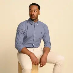 POLO RALPH LAUREN - Camisa Hombre de Cuadros Manga larga de Algodón