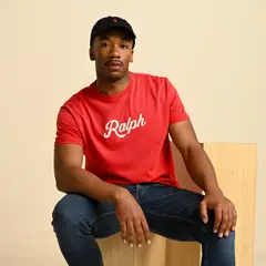 POLO RALPH LAUREN - Camiseta Hombre con Logo de Algodón