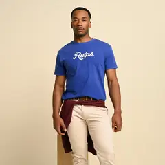POLO RALPH LAUREN - Camiseta Hombre con Logo de Algodón
