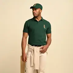 POLO RALPH LAUREN - Camiseta polo Hombre con Estampado Slim de Algodón