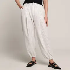 BASEMENT - Pantalón Balloon Mujer Tiro alto