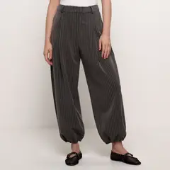 BASEMENT - Pantalón Balloon Mujer Tiro alto