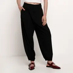 BASEMENT - Pantalón Balloon Mujer Tiro alto