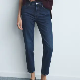 MANGO - Jean Skinny Mujer Tiro alto