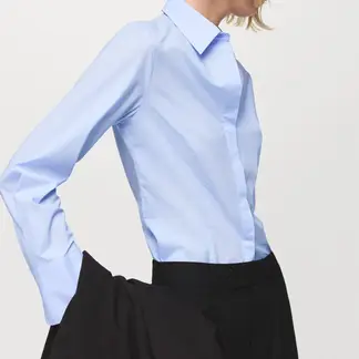 MANGO - Camisa Mujer Manga larga