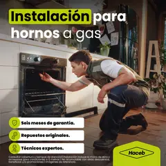 HACEB - INSTALACION DE HORNO A GAS