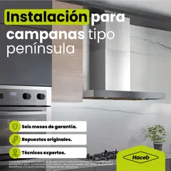 HACEB - INSTALACION DE CAMPANA PENINSULA
