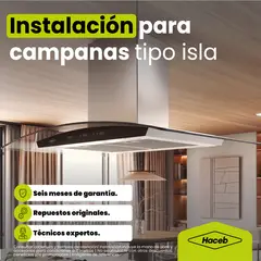 HACEB - INSTALACION DE CAMPANA ISLA