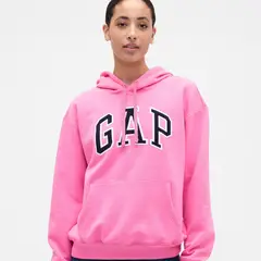 GAP - Hoodie Mujer con Estampado de Algodón
