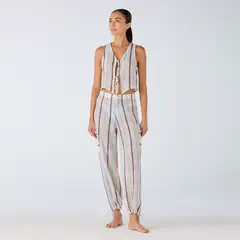 PALMACEA SWIMWEAR - Salida de baño Pantalón MARINA de Rayas Palmacea