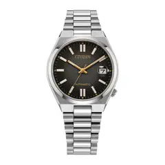 CITIZEN - Reloj Hombre Tsuyosa. Reloj Acero inoxidable Plateado NJ0200-50E