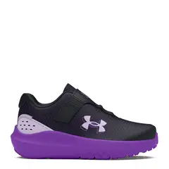 UNDER ARMOUR - Tenis moda Surge 4 AC Niña con Velcro
