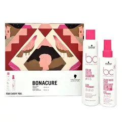 BONACURE BY SCHWARZKOPF - Set Shampoo Kit Navidad BC Color Freeze Schwarzkopf professional Incluye 2 Productos