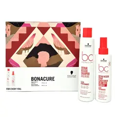 BONACURE BY SCHWARZKOPF - Set Shampoo Kit Navidad BC Repair Schwarzkopf professional Incluye 2 Productos