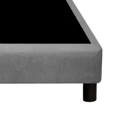 COLCHONES SPRING - Base Cama Sencilla Niebla En Pino 31x100x190