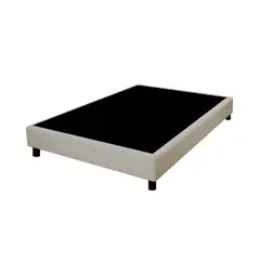 COLCHONES SPRING - Base Cama Semidoble Aura Sand En Pino 31x120x190