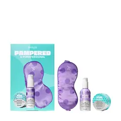 BENEFIT - Set de maquillaje rostro Kit Pampered & Porefessional: Aceite Desmaquillante Get Unblocked + Crema Facial Hidratante smooth sip Incluye 2 productos