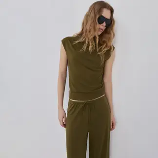 MANGO - Camiseta Mujer Sin mangas