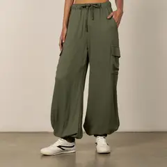 DOO AUSTRALIA - Pantalón Balloon Mujer Tiro alto
