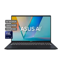 ASUS - Portátil Vivobook 16 |Intel Core Ultra 5 | DDR5 16GB| 512 GB SSD de almacenamiento | Windows 11 |16 Pulgadas |X1607CA-MB110W | Computador portátil