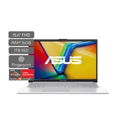 ASUS - Portátil Vivobook Go 15 | Ryzen 5 | LPDDR5 16GB| 1TB SSD de almacenamiento | Windows 11 |15.6 Pulgadas |E1504FA-BQ2603W | Computador portátil