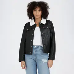 LEVIS - Chaqueta Mujer Efecto cuero