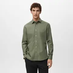 MANGO - Camisa Hombre Manga larga