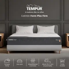 TEMPUR - Colchon Form Plus Firm Doble 140X190 cms