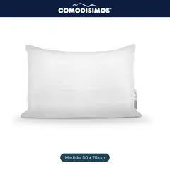 COMODISIMOS - Almohada Fibra sintética Medium Essential Medium 70 x 50 cm