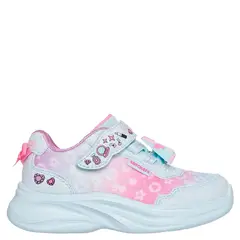 SKECHERS - Tenis moda Power Jams 2.0 Niña con Velcro