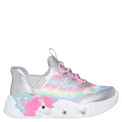 SKECHERS - Tenis con luces Unicorn Charmer Niña
