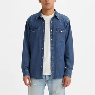 LEVIS - Camisa Hombre Denim Manga larga de Algodón