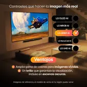 LG - Televisor | | 50 pulgadas | 4K Ultra HD QNED | con IA Magic Remote | 50QNED73ASA