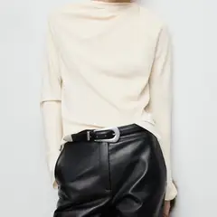 MANGO - Blusa Mujer Manga larga