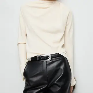 MANGO - Blusa Mujer Manga larga