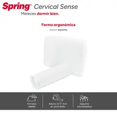 COLCHONES SPRING - Almohada Spring Media 60 x 40 cm