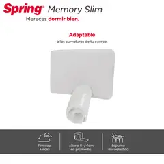 COLCHONES SPRING - Almohada Spring Media 63 x 42 cm